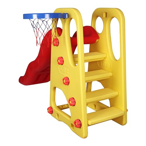 Image of Big Size Fisalpatti - Slide Toy Free Standing Easy Foldable Slides for Kids Indoor & Outdoor Home & School (Weight Capacity Upto 70KG)