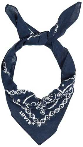 Levi's Paisley Bandana, Chal Hombre, Azul (Navy Blue), Talla Única