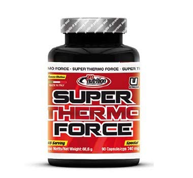 ProNutrition SUPER THERMO FORCE (90 cps) Caffeina, vitamina B5, cromo, estratto di mate