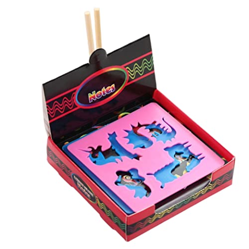 Havamoasa Rainbow Scratch Note Card Rainbow Scratch Cards Kid Mini Scratch Art Pad With 100Sheets Scratch Paper Diy Party Supply For Kid Gift With Mould #TOP7