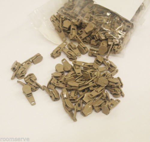 Medium Weight Zip Sliders - 500 Bag White