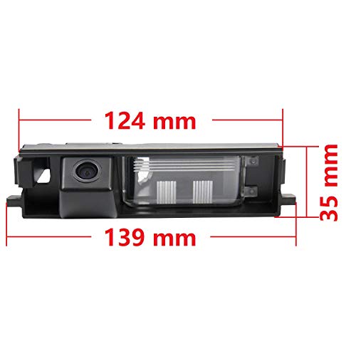 Reversing Vehicle-Specific Camera Integrated In Number Plate Light License Rear View Backup Camera For Rav4 2002-2012 #TOP1