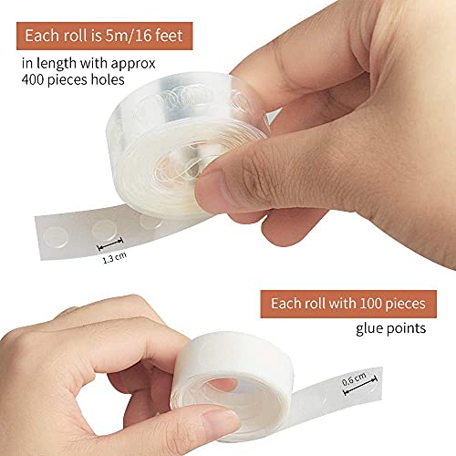 Image of Rozi Decoration Plastic Balloon Pump Hand Work With Curling Balloon Ribbon | Arch & Glue Dots | Air Balloon Pump Combo | Hand Pump Pack Of 9 Pcs, Multicolor