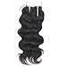 Produktbild Beata Haar 130% Dichte Brasilianische Körperwelle Lace Closure 3 Teil 100% Reines Menschenhaar Schliessen Leicht Bleached Knots 25,4 cm (10 Zoll)
