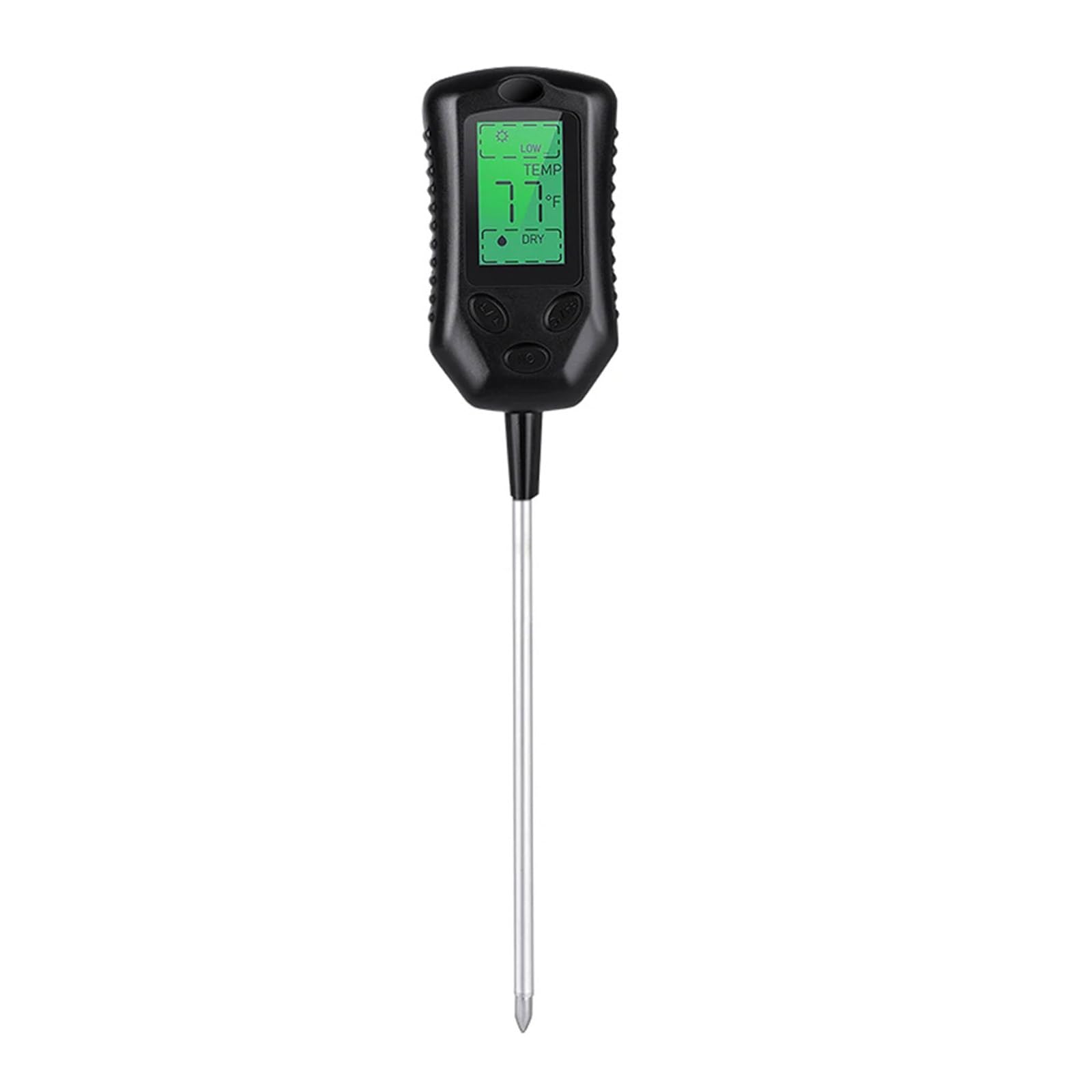 Buxuaaaa Soil Survey Instrument with Sunlight Temp Moistures Indicators Temperature Testing for Horticulture Enthusiasts Precisions Agriculture