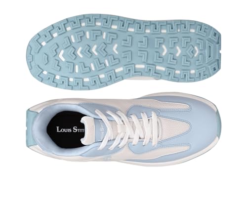 Image of LOUIS STITCH Women's Lightweight Athleisure Sport Shoes | Lightweight Casual Sneakers | Sporty Lace-Up Sneaker and Athleisure Wear| Perfect for Casual, Gym & Travel Wear | LSLD-AT-RF01