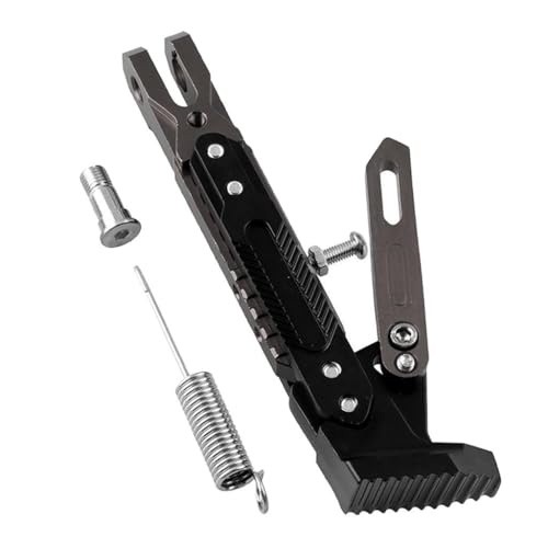 Béquille de moto en aluminium universelle et réglable pour scooter modifié