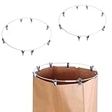 Shitailu Bag Holder for Paper Yard Waste Bags or Lawn Bag Holder for Easy Leaf Collecting, Paper Lawn Bag Opener