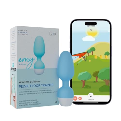 Emy | Sonda Pelvica Kegel Con App | Rafforzare Il Tuo Pavimento Pelvico | Prevenire L'Incontinenza E Il Prolasso Degli Organi | Esercizi Di Kegel |Dis