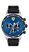 Ferrari Men's Pilota Stainless Steel Quartz Watch with Leather Calfskin Strap, Black, 22 (Model: 0830388)