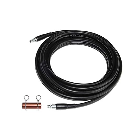 XZT 2300PSI 50 Ft Anti-kink High Pressure Washer Hose,car washer Extension Hose,Replacement Hose with connector for AQT pressure washer (50)