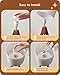 EDISHINE Tripod Table Lamp, Small Cute Bedside Lamp with Linen Beige Lampshade, Nightstand Lamp for Nursery, Bedroom, Kid Room, Living Room, Light Brown Wooden Base, E26 Socket, 14.2 Inch