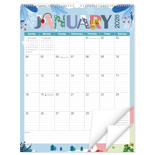 GuassLee 2026-2027 Wall Calendar 18-Month Planner