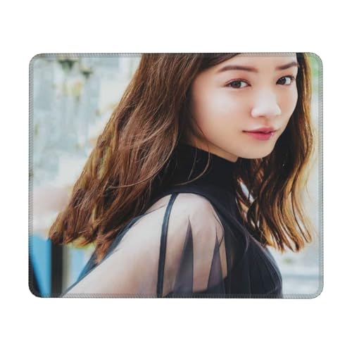 事務用品、永野芽郁3 マウスパッド 水洗い 滑り止め 耐久性が 多機能 おしゃれオフィスマウスパッド