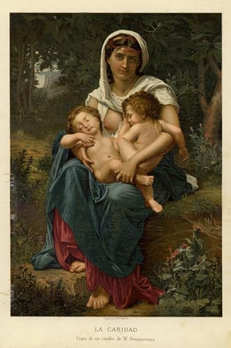Poster Bouguereau La Pêche Grenouilles | Habiller un Grand Mur Blanc