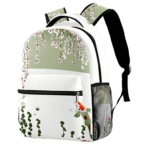 Bolso de hombro de cerezo japonés con espalda transpirable