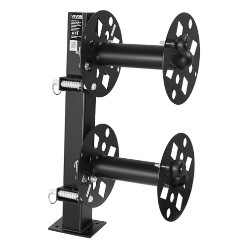 VEVOR Heavy Duty Double Welding Cable Reel, Welding Cable Lead Reels for 150FT 1/0 & 125FT 2/0...