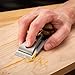 Bench Dog Small Chisel Plane - Flush Plane w/Hardened Blade & Open Front - Precise Woodworking Tools for Trimming & Shaving - Craft Tools Kit w/Case