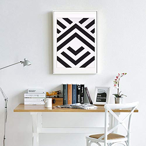 Affiches et impressions d'art mural pour moderniser un salon terne avec la toile géométrique