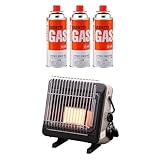 【セット買い】イワタニ Iwatani 岩谷 カセットガスストーブ ポータブル マイ暖 CB-CGS-PTB + カセットガス CB缶 3P セット