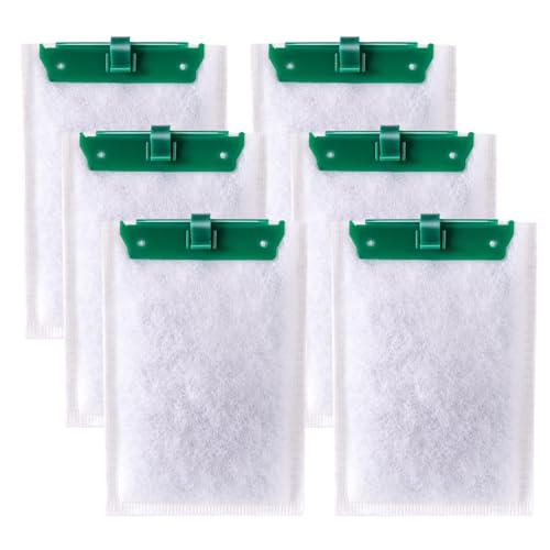 6 Pack Medium Filter Cartridges for Whisper Bio-Bag Filters, Aquarium Replacement Filter Cartridges for Whisper Filters Replacement Filter Cartridges for Whisper Filters 10i/IQ10/PF10 and ReptoFilter