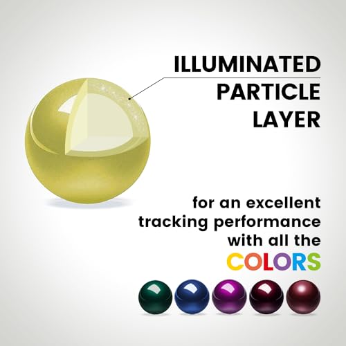 Image of Perixx PERIPRO-303 1.34 Inches Trackball - Replacement Ball for M570, PERIMICE-517 /520 /717 /720, and Other Compatible Trackball Mouse (Yellow) (18040)