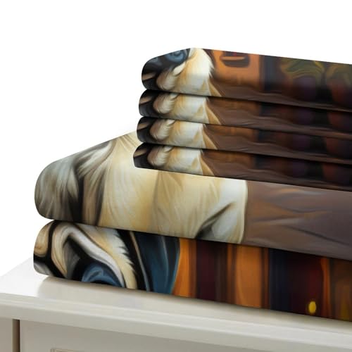 Housse de couette 140x200 cm fermeture éclair lit simple ado