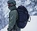 Miramrax Sporttasche, Rucksack – Reise-Wochenendtasche für Männer und Frauen, Workout-Tasche für Militär, Sport, Übernachtung, Basketball, taktisch, Fußball, wasserdicht und reißfest, Schwarz, 45l,
