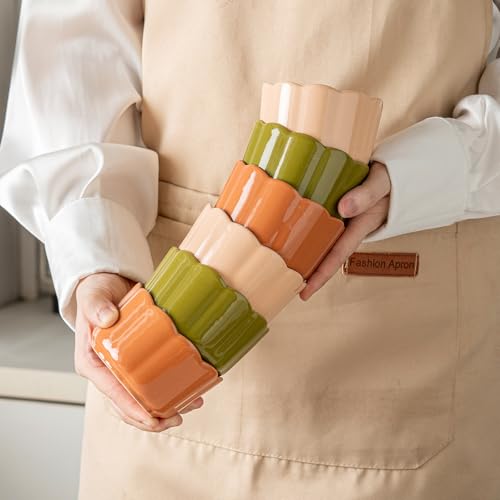Krokori 6Oz Ceramic Ramekins Set of 6, Assorted Colors by Krokori - Used condition - Image 5