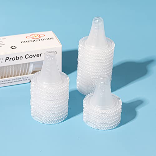 200X Ear Thermometer Probe Covers, Lens Filters， Refill Covers For All Braun Themometer Thermometer Models Digital Thermometers Disposable Covers #TOP6