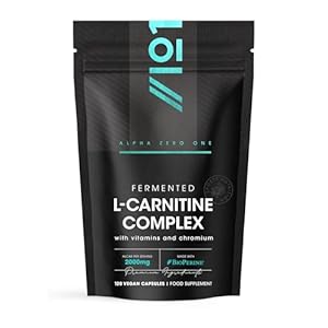 L-Carnitine 2000mg with BioPerine – 120 Capsules – Energy & Metabolism Support – High Strength Acetyl L-Carnitine Complex (30 Day Supply) by Alpha01