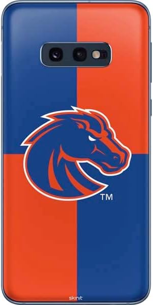 Skinit Decal Phone Skin Compatible with Samsung Galaxy S10e - Officially Licensed College Boise State Broncos Checkered Design