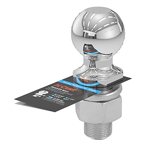 Image of CURT Manufacturing 40030 2-5 /16 in. Diameter Chrome Trailer Ball