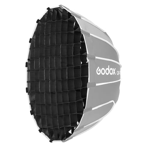 QR-P60T-G Honeycomb Grid For QR-P60T Deep Parabolic Softbox - 4cm Grid Size, Velcro Attatchment, Designed For QR-P60T 60cm Parabolic Softbox