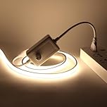 HEGEHE Tira de LED COB Regulable, 220V 288LEDs/M Super Cinta LED de Neón, Cinta luminosa Flexible FCOB LED Tira de Luz para Navidad,Vacaciones,Decoración de Interiores e Iluminación(Blanco Natural,3M)
