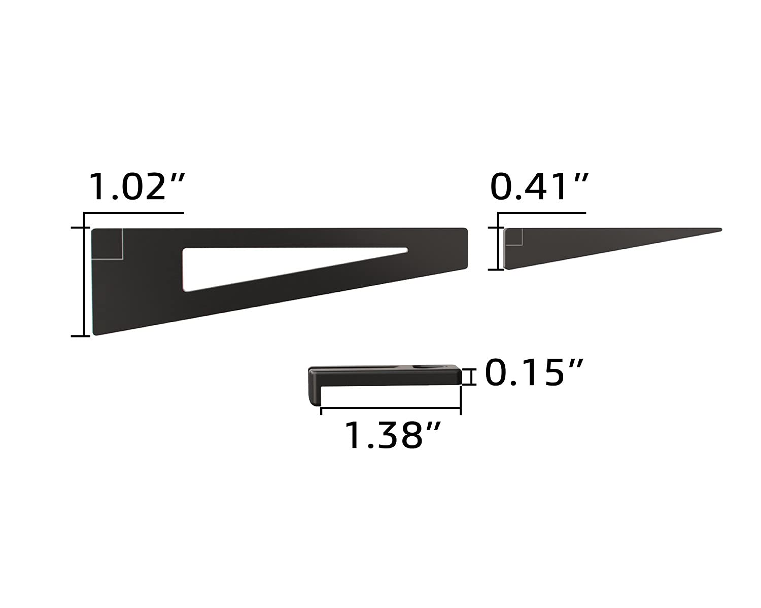 Image secondaire de Tough Tactical Tools Ensemble de niveleur de Lunette pour Le Montage de Lunette de visée et de Lunette de Mise à Niveau montés d