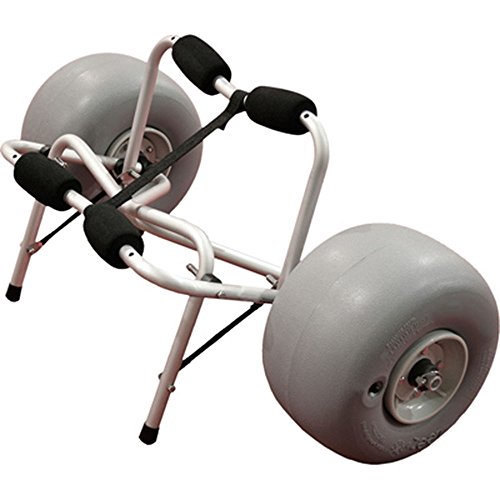 WHEELEEZ Kayak Cart Beach Aluminum Grey