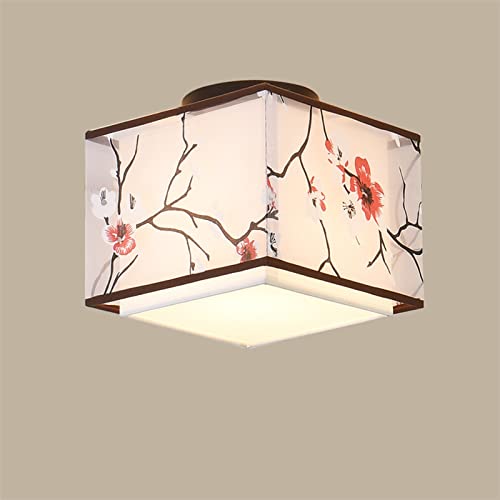 Plafonnier LED style traditionnel chinois pour remplacer un éclairage agressif de chambre