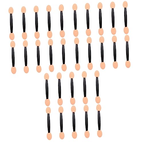 Housoutil 300 Pcs Double Ended Eyeshadow Brush Latex Sponge Smudger Makeup Applicator Make up Sponge Sponges for Makeup Beauty Sponge Makeup Brush Makeup Tool Cosmetic Eye Shadow Plastic