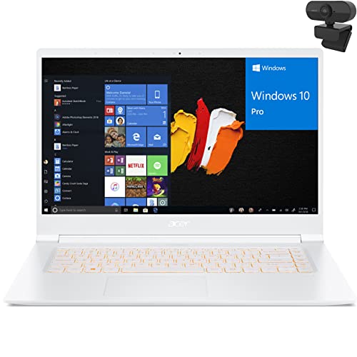 Image of Acer ConceptD 5 Business Laptop, 15.6 inch 4K UHD (3840 x 2160), Intel Quard-Core i7 Processor, 16GB DDR4 RAM, 256GB PCIe SSD, 802.11AC WiFi, Bluetooth, Backlit Keyboard, Windows 10 Pro, External Webcam