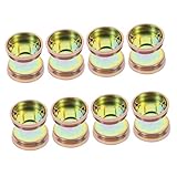 Cabilock 8Stücke Spundkappen für Ölfässer Dichtungsabdeckungen für Trommeln Langlebige Fassstopfen zum Verschließen Verhindern von Leckagen Wiederverwendbar