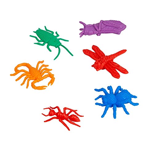 Excellerations Math Manipulatives Set Of 144 Bug Counters 1-1/2 Inches -2 Inches, Stem Educational Toy For Mathematics, Preschool (Item # Buggy) #TOP1