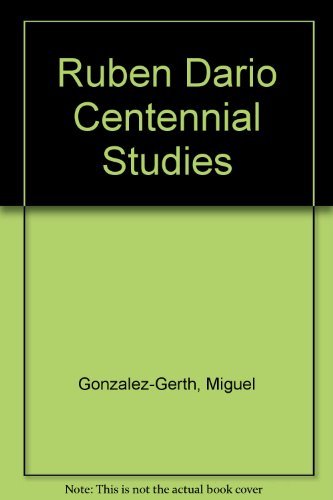 Ruben Dario: Centennial Studies (1970-12-26) B01N9MS9VZ Book Cover