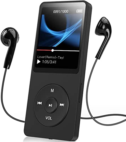 Bluetooth5.0 MP3 MP4 v[[A1.77 C` LCD XN[yv[[AXs[J[tA~j HiFi XeI MP3 v[[ MP4 EH[N}qFBMtgp (8GJ[ht)