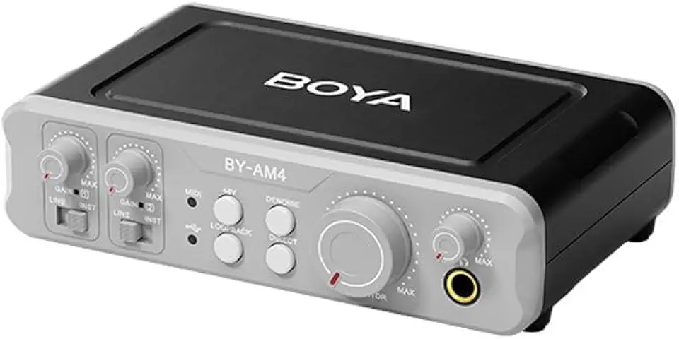 BOYA BY-AM4 Dual-Channel Interface de Áudio