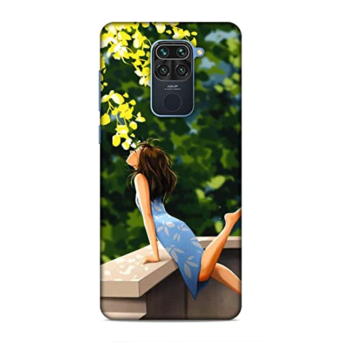 Image of Printed Mobile Back Hard Case Cover for Xiaomi Redmi Note 9 | Cute Girl, Sunshine, Cute Dress, Lovely Day-2193