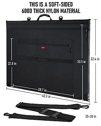 Nicpro MG323 Light Weight Art Portfolio Bag, 32 X 42 Extra Large Art Portfolio Case thumb #2