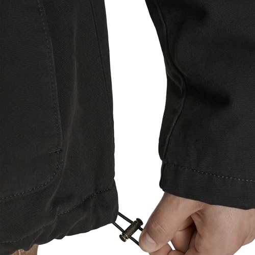 Levi's Men's Cotton Barn Jacket with Corduroy Collar, Black Canvas, XX-Large - image 4