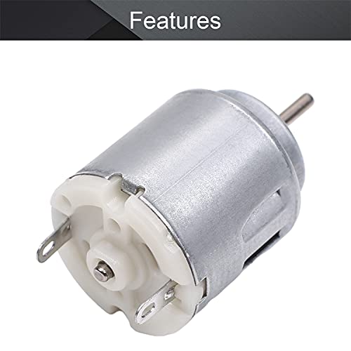 Image of Fielect 1Pcs DC Motor 1.5-6V 5000-20000RPM Micro Motor Mini Motor Electric Motor Round Shaft for RC Boat DIY Airplane Toys Model DIY Hobby