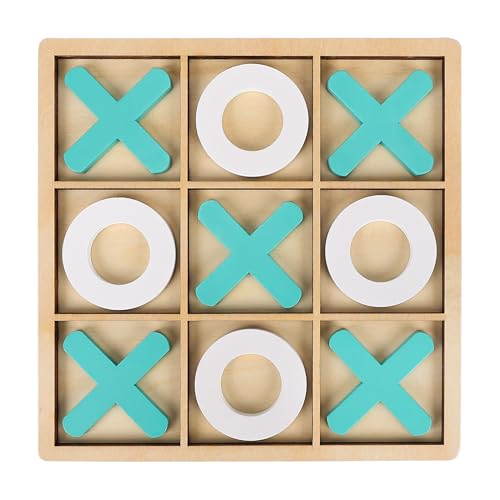 Tic Tac Toe Game - Classic XO Board Game for Kids and Adults - Portable Travel Games for Fun Family Game Night, 7